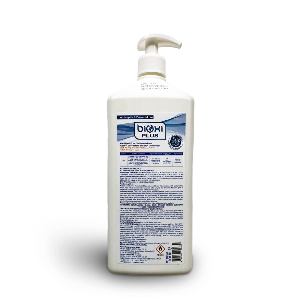 Bioxi® Alcohol-Based Disinfectant Ana Görsel